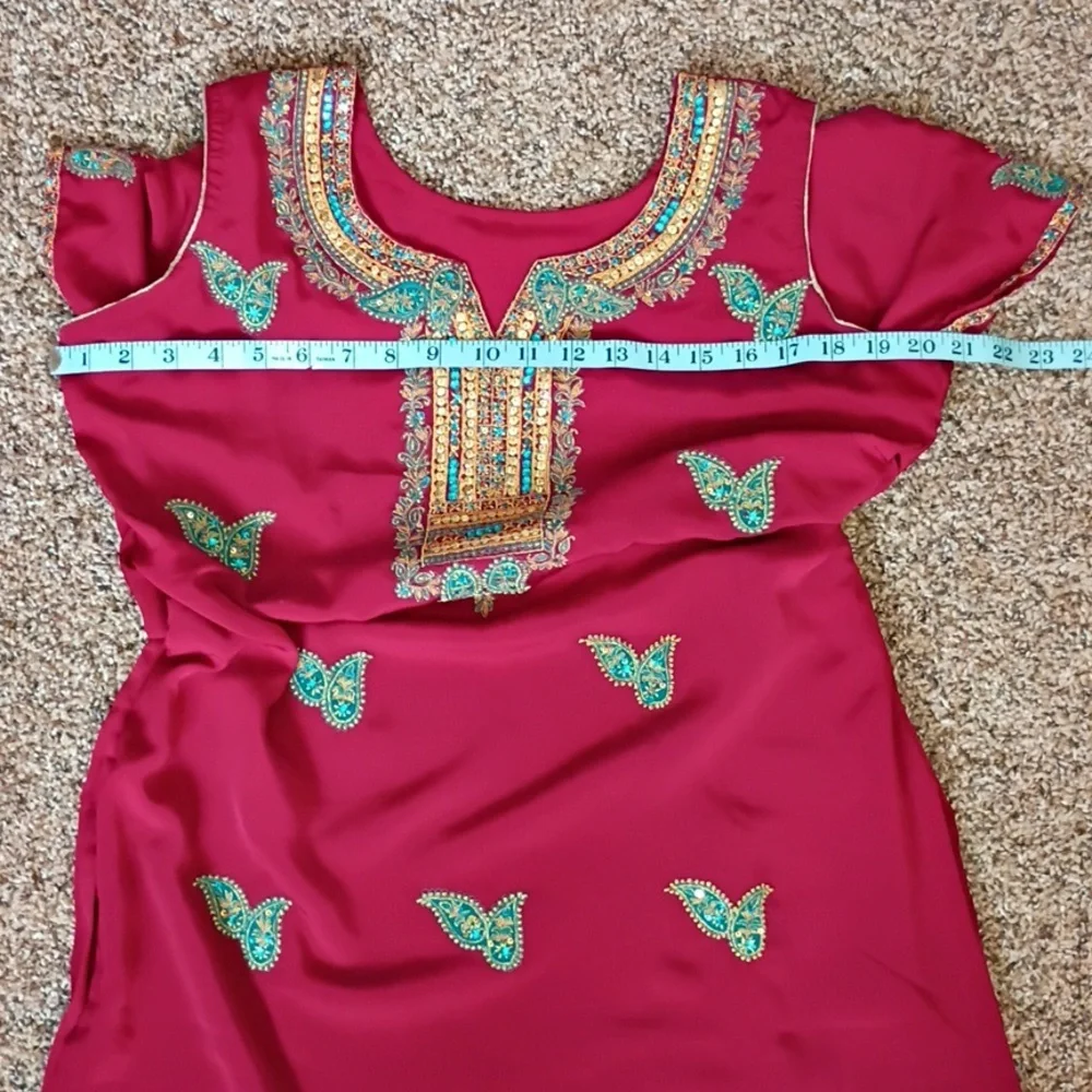 Women's Embroidered Salwar Set - Picture 10 of 15